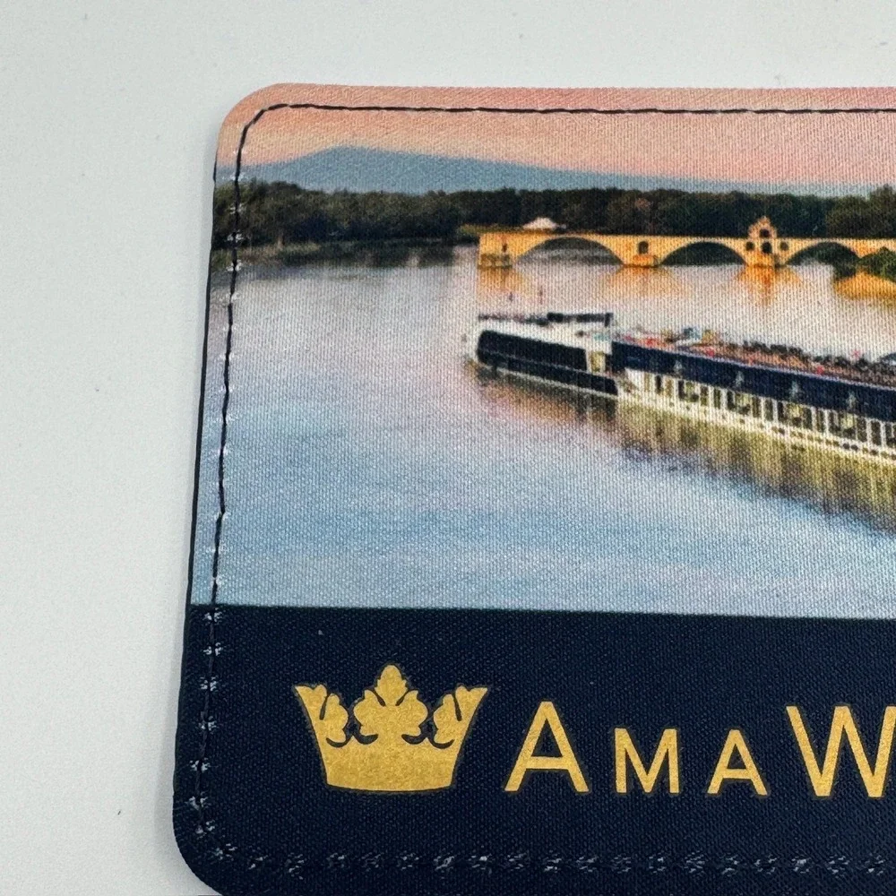AmaWaterways Recycled Polyester‎ Scenic River Cruise Luggage Tag Navy Blue